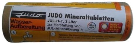 Judo Mineraltabletten für Härtegrad 3 JUL-H, für 3 Liter inkl. SanVo Viskosetuch