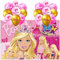 Bar-bi Thema Geburtstag Dekoration, Rosa Geburtstag Hintergrund Banner, Prinzessin Hintergrund Partyballons, Geburtstag Party Zubehör für Jungen und Mädchen