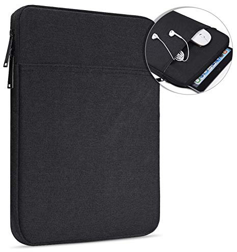 Custodia per tablet Surface da 13 pollici per Surface Pro 11th Copilot+PC 13, Pro 10/9/8/X/7+/7/6/5, borsa da viaggio imbottita antiurto impermeabile per laptop - Nero