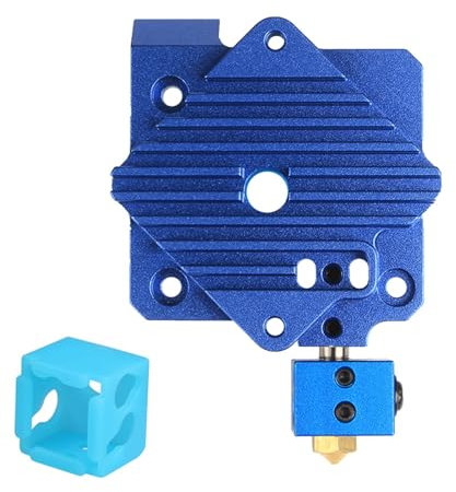 LUCKGONI Aero Kühlkörper für 3D-Drucker, Aluminiumlegierung, Kühlblock V6, Extruder, ShortRange Hotend, Heizkörper für 1,75 Filament, 1 Set