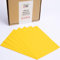PresentFill® - blanko Postkarten Tonkarton Sonnen Gelb, Papier-Karten Set 50 Stück 210 g/m² -DIN A6-105 x 148 mm zum Selbstgestalten, beschriften oder bedrucken als Bastelkarton, Karteikarten