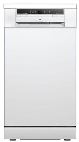 Spülmaschine freistehend – Continental Edison CELV1145W – 11 Maßgedecke – 45 cm – 45 dB – Weiß