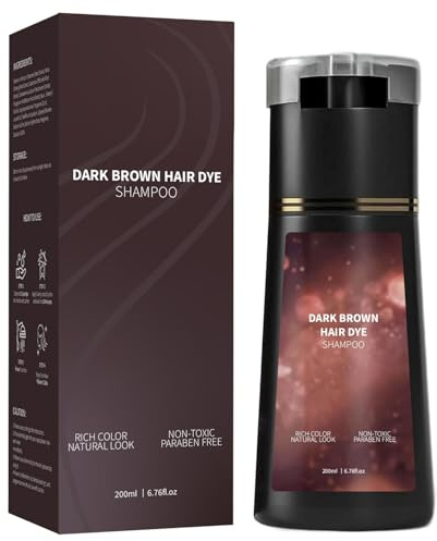 Ever Haar Sofort Farbshampoo, Everhaar Farbshampoo Erfahrungen, 10 Min Schnelle Wirkung, Pflanzenextrakte Pflegend, Einfach Anzuwenden, Für Alle Haartypen Geeignet 200 ml