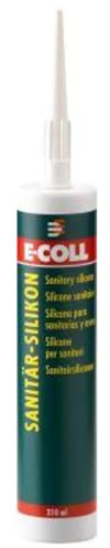 EU Sanitär Silikon 310ml transparent E-COLL