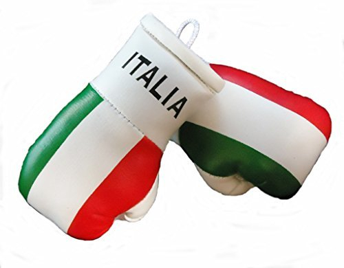 Mini Boxhandschuhe Italien, 1 Paar (2 Stück) Miniboxhandschuhe z. B. für Auto-Innenspiegel