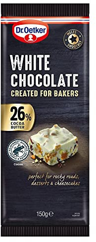 Dr.Oetker La Barre De Chocolat Blanc De Fines Cuisiniers (150G)