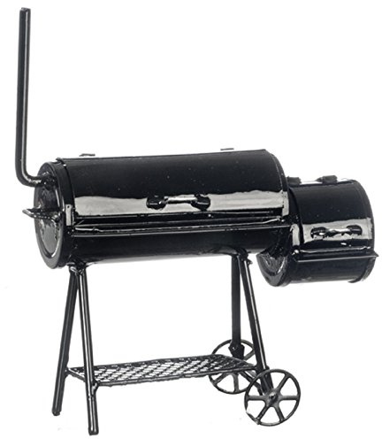 Town Square Miniatures Puppenhaus Deluxe BBQ Barbeque Smoker Grill Miniatur 1:12 Gartenmöbel