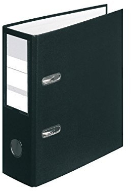 Ordner / DIN A5 / 80mm breit / Farbe: schwarz