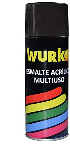 Wurko - Spray Esmalte Forja Negro Antioxidante, Bote 750 ml