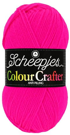 Scheepjes Colour Crafter 100g Yarn Ball | Acrylic DK Double Knit Wool | Soft & Anti-Pilling for Knitting, Crochet, Blankets & Amigurumi (1257 Hilversum)