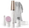 Braun FaceSpa Pro 912 Gesichts-Epilierer Weiß/Bronze – 3-in-1 Gesichts-Pilator, Reinigungs- Und Verstärkungssystem Für Salon-Schönheit Zuhause Mit 3 Extras
