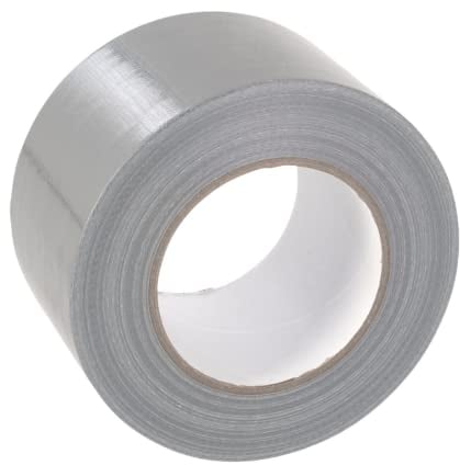 GTSE - Gewebeband Silber - 75 mm x 50 m - strapazierfähiges Panzerband - wasserdichtes Klebeband zum Reparieren, Befestigen, Bündeln, Verstärken und Abdichten - 1 Rolle
