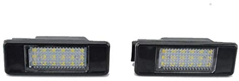 FOLGEMIR TOP LED Kennzeichenbeleuchtung, Nummernschilder 6000K Weiss, CE, fehlerfrei für 106 1007 307 308 3008 508 607 806 Expert III / C2 C3 C4 C5