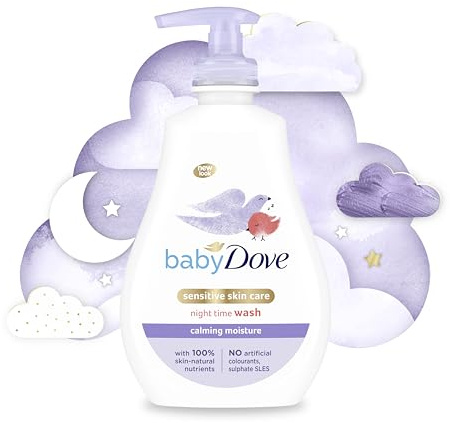 Baby Dove Calming Moisture Head to Toe Wash 400ml - Beruhigendes Waschgel für Babys
