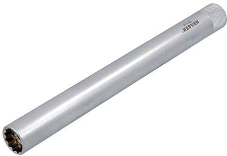 Neilsen CT4509-18mm 3/8in Dr Extra Long Spark Plug Socket 250mm with Magnet – Compatible with Honda, Compatible with Kawasaki, Compatible with Suzuki, Compatible with Yamaha Motorbikes