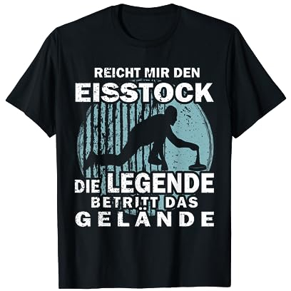 Reicht mir den Eisstock Stockschützen T-Shirt