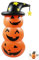 MEET-ORIGIN Halloween Party Hüpfburgen 4,6 Ft Kürbis Dekorationen Gartenbecher Kürbis Outdoor Dekoration Kürbis