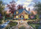 Puzzle 1000 Teile Erwachsene - Friedliches Dorf 70 x 50 cm - Klassisches Schweres Puzzle - Pädagogisches Spielzeug für Erwachsene und Kinder