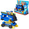 PAW PATROL, 10. Jubiläum, Chases Rise and Rescue verwandelbares Spielzeugauto mit Actionfiguren und Zubehör, ab 3 Jahren, Polizeifahrzeug