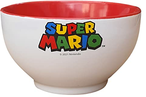 Super Mario - Taza grande de desayuno de cerámica, 500 ml – STSM386