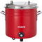 Saro Retro Suppenkessel rot