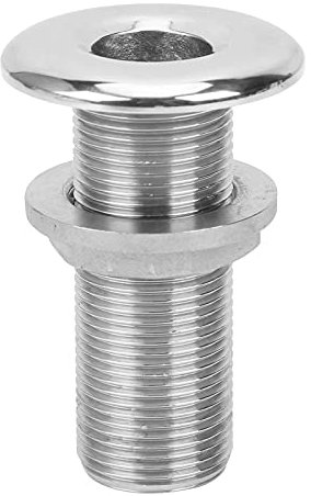 Buachois Barca Marine Yacht Scarico 3/4in di Pollice in Acciaio Inox 316 Scarico Acqua Raccordo Universale per Valvola Idraulica per Barche, Yacht, Marine