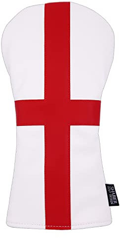 SHABIER Copertura per testa da golf del Regno Unito, copertura per mazze da golf in legno (croce di George)