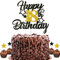 Dargds Tortendeko 18 Geburtstag Mädchen Junge,Happy 18th Birthday Tortendeko Sterne Gold mit Schwarzes,18th Sterne Kuchendeko Cake Topper Tortenaufsätze für 18 Geburstagstorte Deko Jungen Mädchen