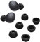 kwmobile Almohadillas Repuesto Compatibles con Samsung Galaxy Buds 2 - Set de 6X Puntas Auriculares - Negro