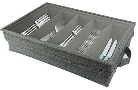 Yalych Large Capacity Utensils Organizer Tray Schmucktablett