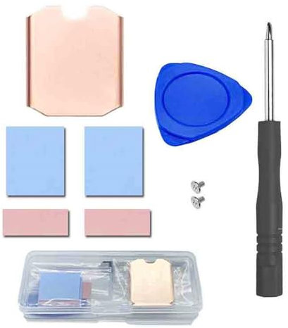 SSD Heatsink Thermal Pad for ROG Ally for Steam Deck, M.2 2230 NVME SSD Copper Heatsink Cooling Thermal Pad Back Cover Accessories