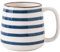 eKsdf Kaffee Becher aus Keramik 400ml große Kaffeetasse Keramiktasse Modern Espressotasse Teetasse mit Henkel Geschenk für Geburtstag,Weihnachten,Frauen, Mädchen, Freundin (Blau-B)