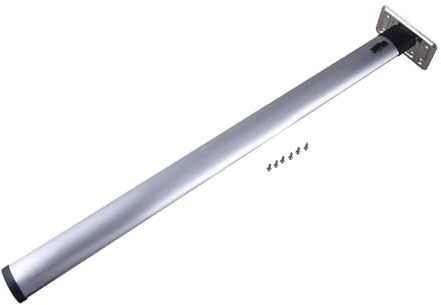 BEVDICNC Pieds de table pliables - En argent mat - Hauteur : 710 mm - Avec 6 vis de fixation - Pour camping-cars et yachts, BL190R26038L7N17FY1