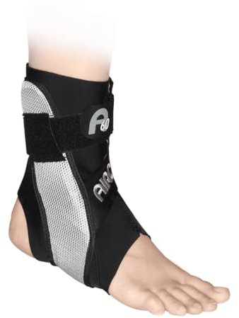 Aircast A60 Attelle de cheville en différentes tailles pour gauche ou droite – 1 pièce – Limitation de supination/pronation grâce à un cordon de serrage non élastique (gauche, L)