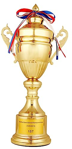 KOMBIUDA trophée de fête trophée de Golf Artisanat pour Enfants trophée du Tournoi trophée Sportif Enfants Coupe trophée drôle Trophée de Valeur trophée en métal trophée d'or Football Prix