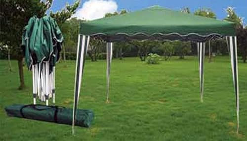 Bambu pergola plegable 3,0x3,0x2,5metros blanca+verde dg(dp)-002