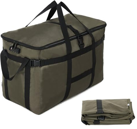 Arxus Bolsa de Viaje Grande con Cerradura TSA, 130L Impermeable para Llevar el Fin de Semana Bolsas de Almacenamiento para la Noche para la Aerolínea Viajes Camping Mudanza