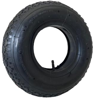 pokm toolsmarket - Pneu de brouette 4.00-6, gaine avec chambre à air, pression maximale 2,1 bar / 30 psi, pneu à double couture, pneus de rechange, charge maximale 136 kg