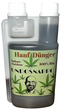 Hanf Dünger Hanfdünger Cannabis Dünger Cannabisdünger Weed Dünger 100% Bio Flüssig Undosnappo