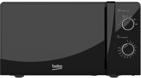 Horno microondas Beko MOC20100BFB, 700 W, 20 L, función descongelación, negro