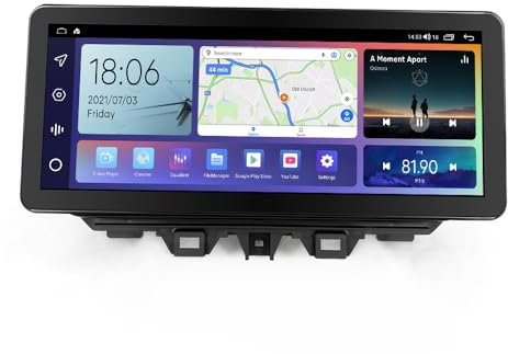 31,8 cm (12,3 Zoll) Autoradio Multimedia-Video-Stereo-GPS-Navigation für Hyundai Tucson 2019–2020 Jahre, Android 12.0 Wireless Player, CarPlay Auto Bluetooth, behält das Originalsystem bei