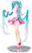OZXVXZO Hatssunes Miku Anime Figuren Charakter Modell Statue Actionfigur PVC Figure 20 cm Miku Figur, Desktop-Ornamente, Geschenke für Anime-Fans (Rosa)