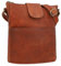 Gusti Ledertasche Damen Jacqueline New Berlin | Handgefertigte Umhängetasche Damen Leder für Alltag & Büro | AirTag-Fach & Praktische Fächeraufteilung