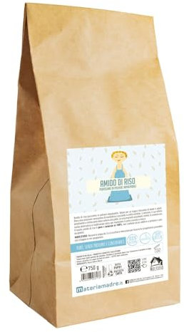 AMIDO DI RISO PURISSIMO BUSTA 750g - Bagno lenitivo, rinfrescante, emolliente