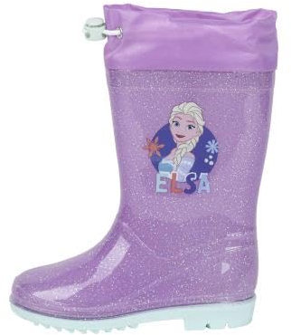 Stivali di gomma ufficiali Frozen | Disney Wellies per bambini | Stivali Elsa | Stivali di gomma per ragazze | Stivali di gomma glitterati | Stivali di gomma per bambini | Stivali di gomma per