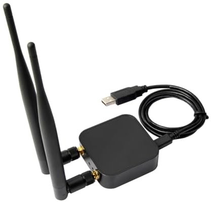 Sirxlevcy RT3572L Chipset 2.4G/5G Scheda di Rete Wireless Ricevitore Trasmettitore WiFi con 2 Antenne per /8/10/