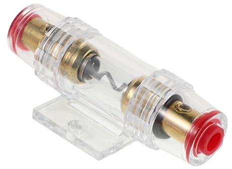 GANAZONO Portafusibile in Serie per Auto Tester Fusibili Protezione Alimentazione Fusibile Blocco Kit Ricambi Auto Adatto per Autoradio e Amplificatore