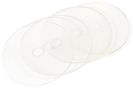 LALAFINA 30 Stück DIY Cd Discs Transparent Bastelmaterial für Kreative Wanddekoration und Partydeko für DIY Projekte