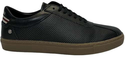 Lambretta Mens Polter Trainers Black 10