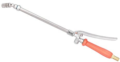 Metal Pump Sprayer Wand, Stainless Steel Adjustable High Pressure Water Sprayer Kit Fan Nozzle Replacement Sprayer Wand Cleaning Hose Nozzle for Irrigation Car Washing